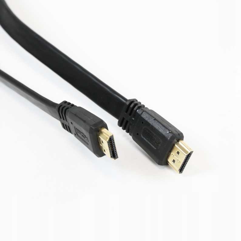 Kabel Hdmi V.1.4 Black 3M Flat Blister