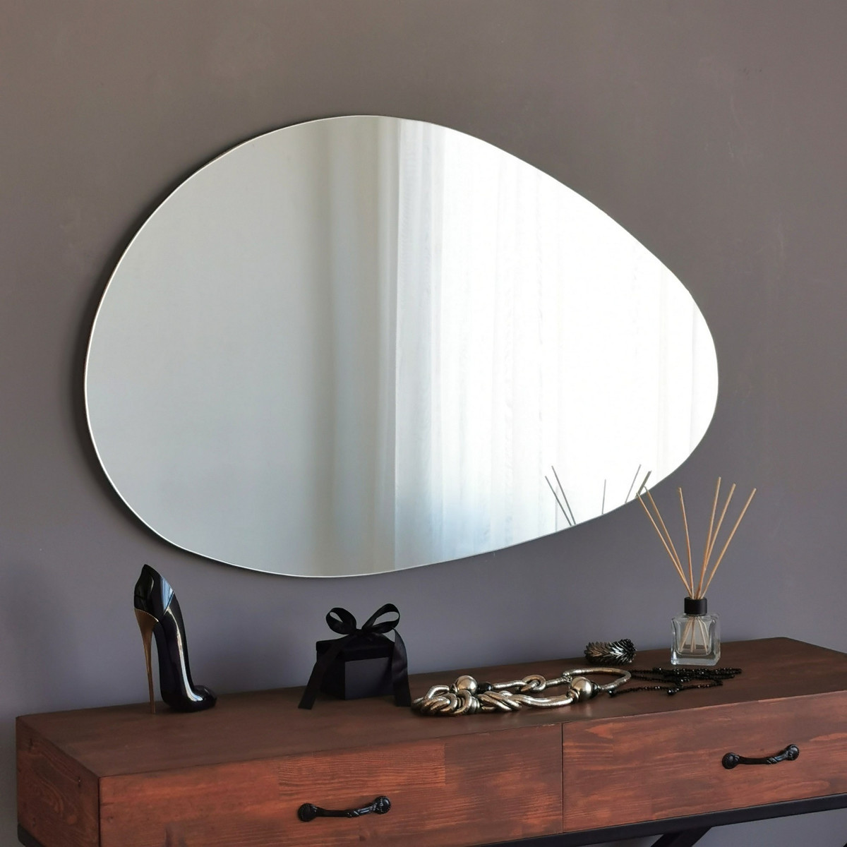 Decortie LustraMirror Porto Ayna 76x50 cm Decortie