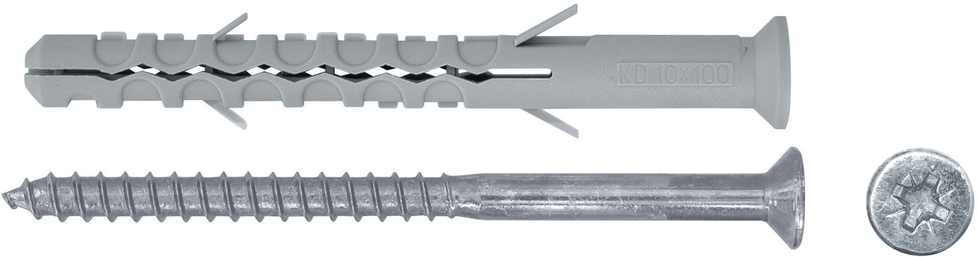 MC ramowy z przedłużoną strefą rozporu 10 X 160 mm z wkrętem z łbem stożkowym opakowanie 25 szt KOELNER