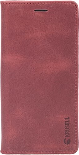 Krusell SUNNE 2 card Folio FolioWallet do Galaxy S9 +, Vintage Red 61282