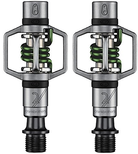 Crank Bros eggbeater 2 Silver/Green, zielony 15985