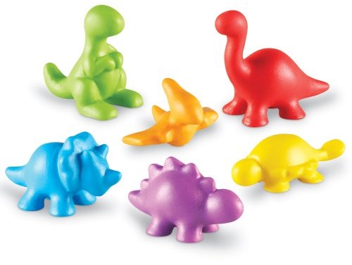 Learning Resources figurki do gry Dinos (72 sztuk), LER4481