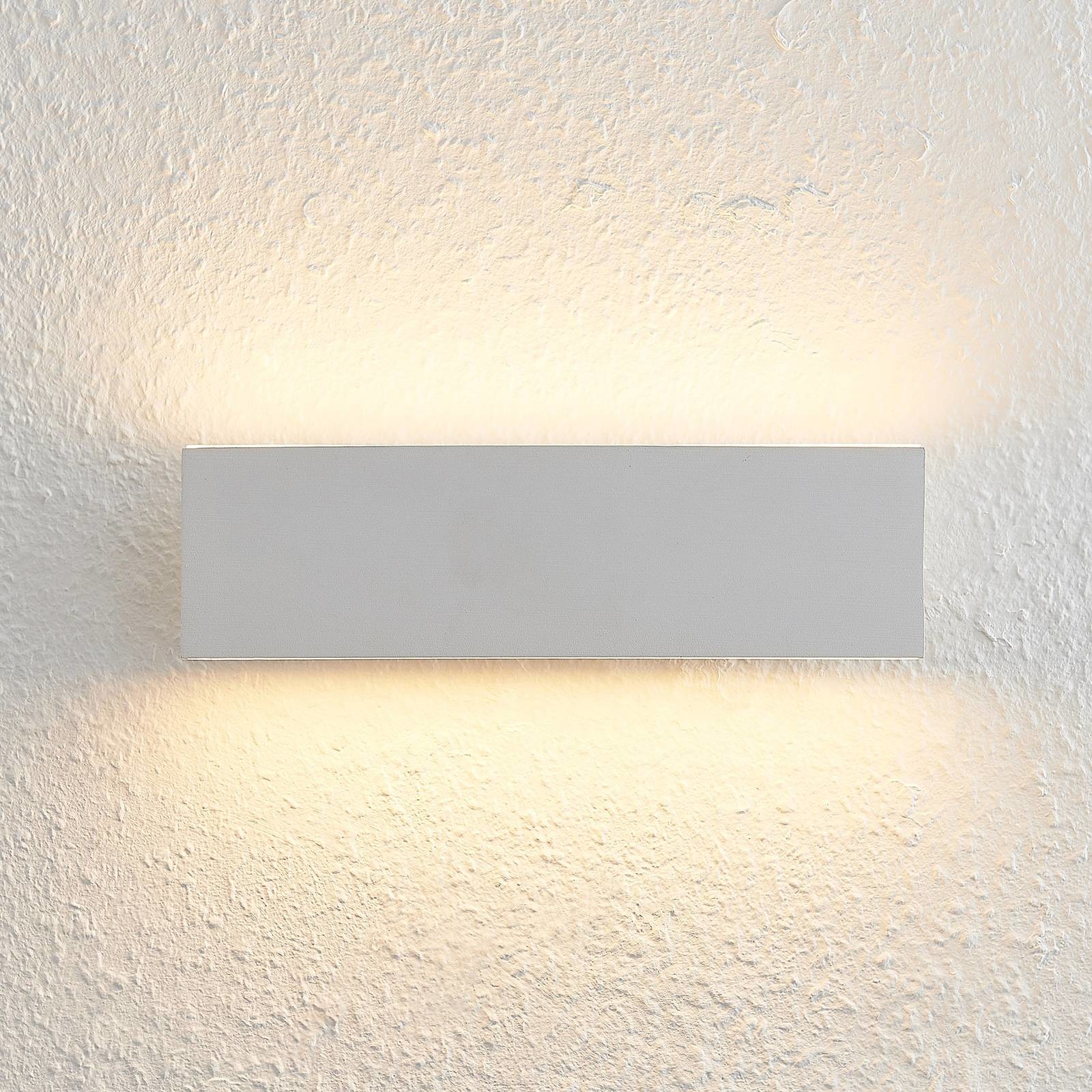 LINDBY Lindby Ignazia lampa ścienna LED, 28cm, biała