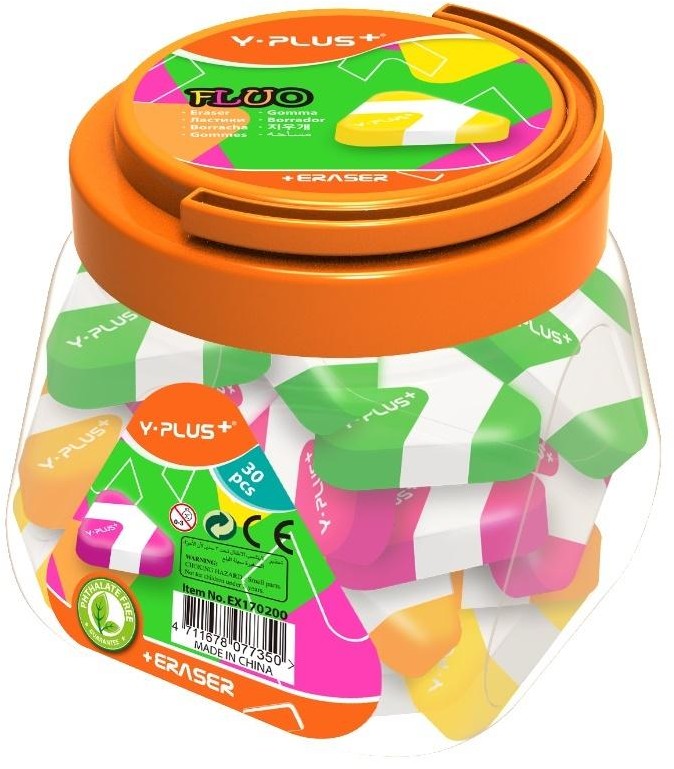 Gumka neonowa Fluo (30szt)