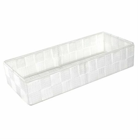 Compactor Organizer do przechowywania do szuflady L TEX, 30 x 12 x 7 cm, biały