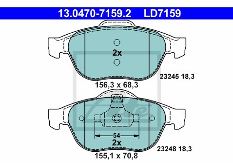 ATE (Continental Aftermarket GmbH) 13.0470-7159.2