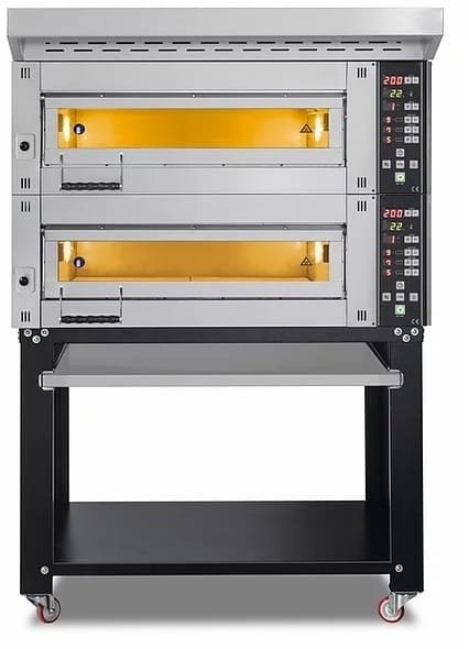 Resto Quality Piec piekarniczy modułowy 2-komorowy | elektryczny | okap | podstawa | 15 kW | 400V | 1260x1020x1850 | MD/800/1 MD/800/1