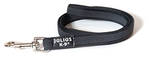 JULIUS K-9 Julius K9 Color&Gray, smycz dla psów 14 mm, 1,2 m, czarny i szary