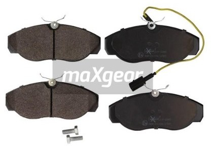MaxGear Zestaw klocków hamulcowych, hamulce tarczowe 19-1085