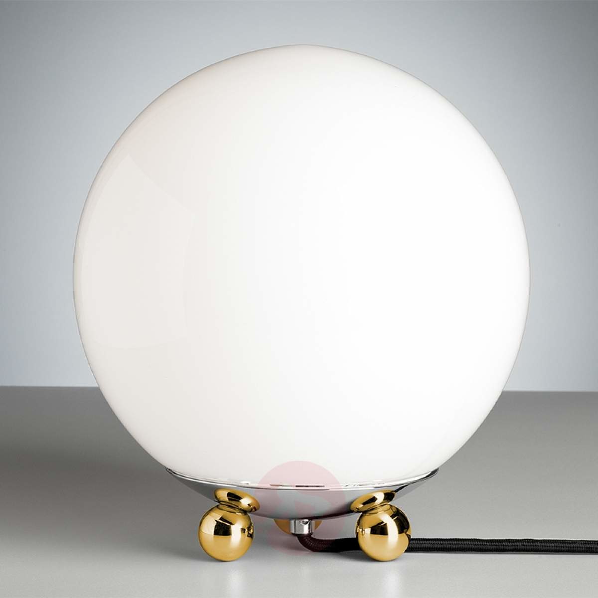TECNOLUMEN Lampa stołowa w stylu Art Deco z Francji Mosiądz