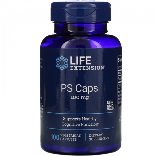 PS Caps Fosfatydyloseryna 100 kapsułek Life Extension 1036543357