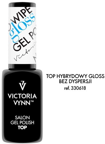 VICTORIA VYNN TOP NO WIPE GLOSS (błyszczący top bez przemywania) Victoria Vynn - 8 ml VIC000169