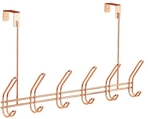 InterDesign 43912EU Classico potrójny haczyk do zawieszania przez drzwi, chrom 44019