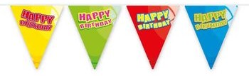 FOL Baner flagi Happy Birthday 3 m 1 szt F65497