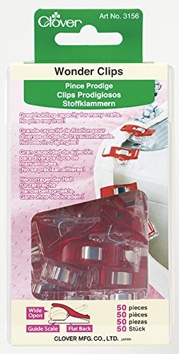 Clover midh15, 4,10 materiału Clip zawartość 50 sztuk Wonder Clips, 1 - opakowanie 3156