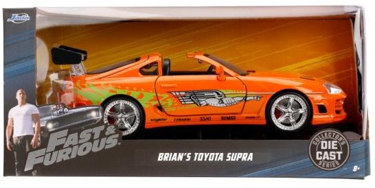 Dickie Toys Auto Fast&Furious Szybcy i wściekli Toyota Supra 1995 1:24