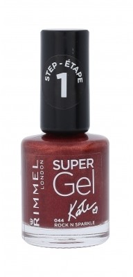 Rimmel London London Super Gel By Kate STEP1 lakier do paznokci 12 ml dla kobiet 044 Rock N Sparkle