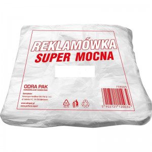 Odra Pak Reklamówki jednorazowe 30×55 cm R6 (120 sztuk) super mocna ODRA 759004