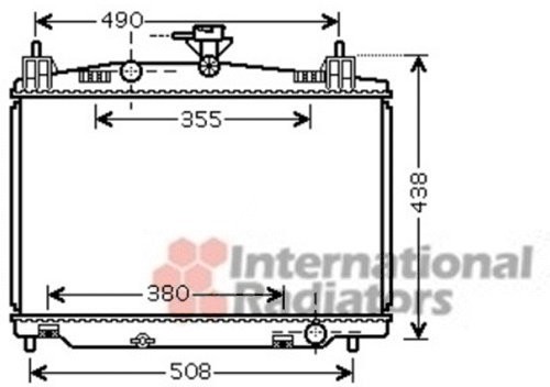 VAN WEZEL 27002213 chłodnica, chłodzenie silnika 27002213