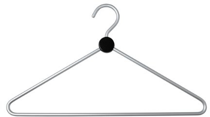 VIELER Architectural Hardware Wielu Architectural sprzęt AL.A nawet.0507. KB wieszak na ubrania 3 sztuki AL.GAR.0507.KB