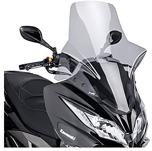 Puig 7020H szyba przednia osłona kokpitu touring do Maxiscooter Kawasaki J300 2014-2015, przyciemniona, średnia 7020H