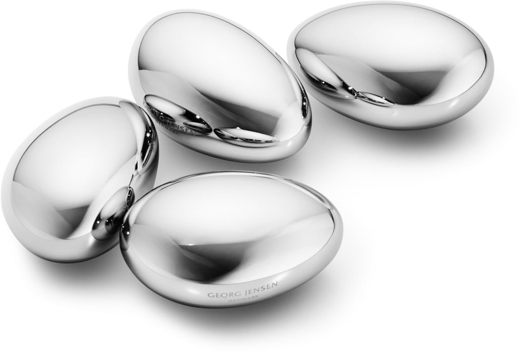 Georg Jensen Georg Jensen SKY Stalowe Kostki Chłodzące do Whisky, Drinków 10014942
