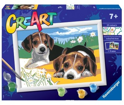 Ravensburger Malowanka CreArt Szczeniaczki Jack Russell 28939 28939