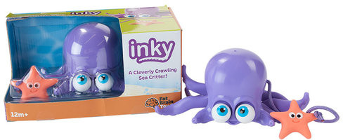 Fat Brain Toy zabawka do ciągnięcia Wesoła kałamarnica Inky