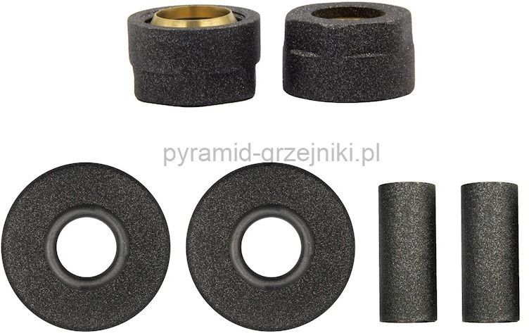 Vario Term Zestaw maskujący rozety + tuleje + złączki CU/PEX - antracyt CU - instalacja miedziana ZMR1M15xM2215