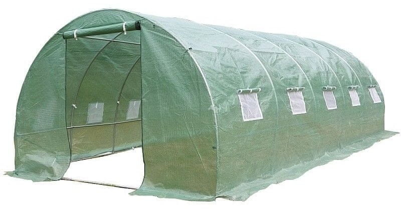 4iQ Tunel Foliowy Szklarnia 3x8m PREMIUM z Siatką PE