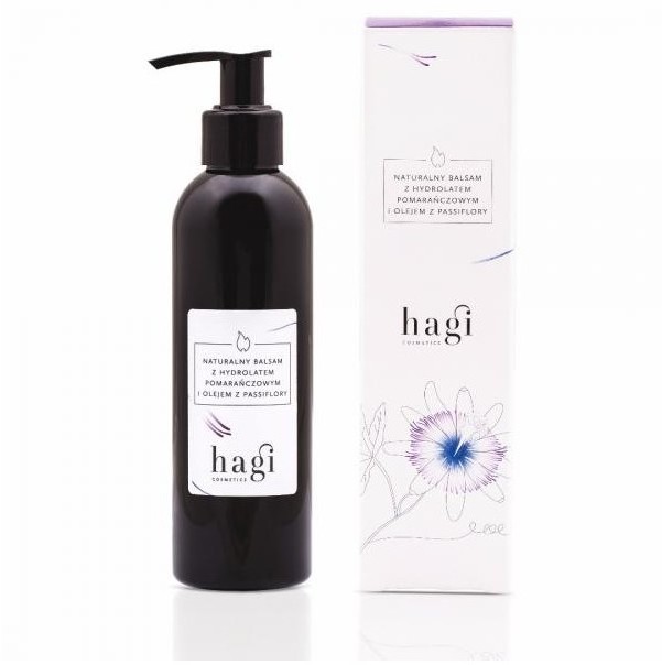 Hagi Hagi, Naturalny balsam do ciała z hydrolatem pomarańczowym i olejem z passiflory, 200ml [] HAG8005