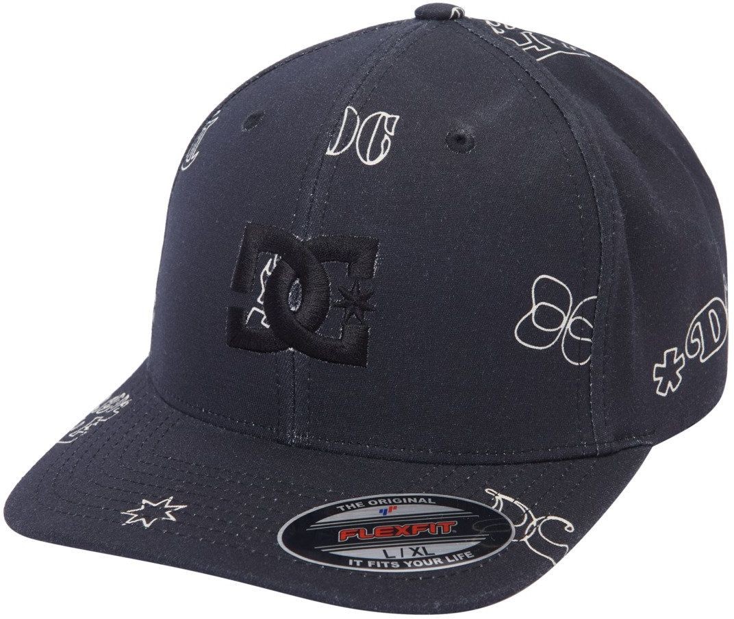 DC czapka męska CAP STAR SEASONAL FLEXFIT Ditzy Black XKWK