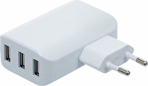 BGS BGS 3377 | uniwersalna ładowarka USB | 3 porty USB | maks. 3 4 A całkowita maks. 2 4 A/USB | 110-240 V 3377