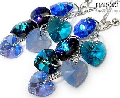 Swarovski TWOJE KOLCZYKI -=21 KOLORÓW=- MIX