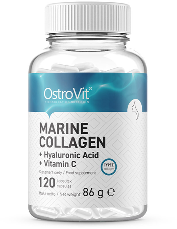 Ostrovit Marine Collagen+Hyaluronic Acid+Vitamin C 120caps