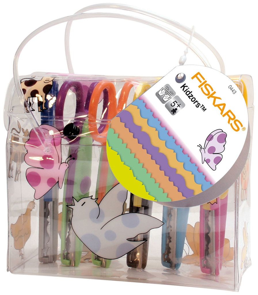 Fiskars Zestaw nożyczek w kształcie dzieci w torebce 6 sztuk 1003730