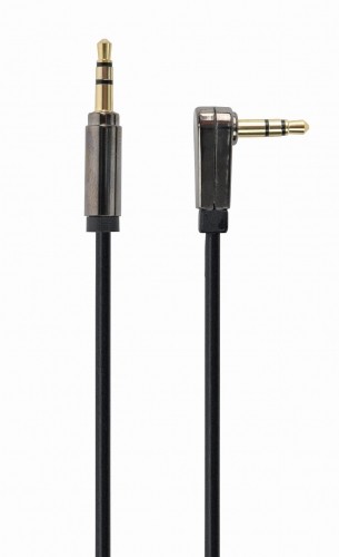 Gembird ELASTYCZNY KABEL STEREO MINIJACK-MINIJACK M/M POZŁACANE ZŁĄCZA KĄTOWY M/M 1M BLISTER 2_335076