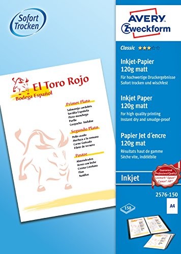 Avery Zweckform Avery 2576-150 papier do drukarek atramentowych 4004182410028