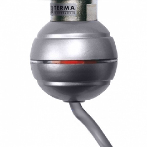 Terma Technologie Grzałka REG 2 300 W chrom kabel spiralny z wtyczką i włącznikiem + Trójnik WER2T03BCROT !