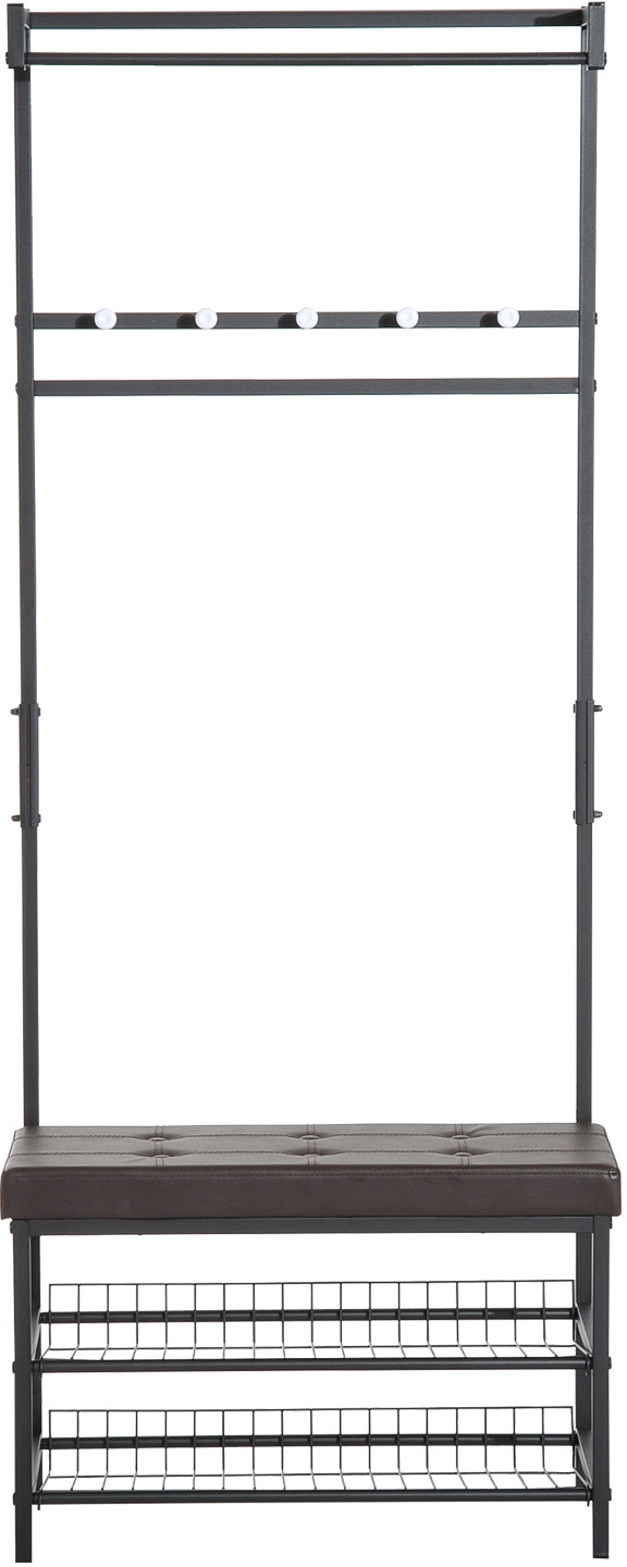 Homcom WIESZAK STOJAK PÓŁKA NA BUTY METAL