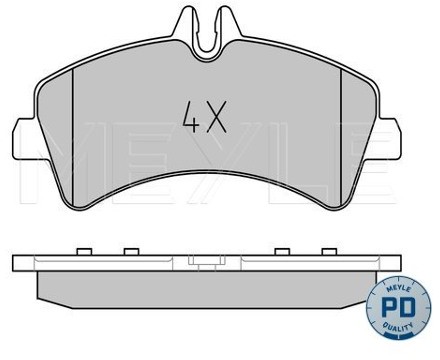 Wulf Gaertner Autoparts Zestaw klocków hamulcowych, hamulce tarczowe Wulf Gaertner Autoparts 025 292 1720/PD
