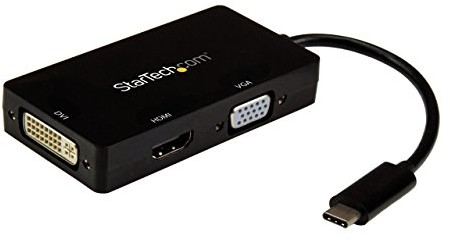 StarTech com com USB-C Multiport adapter - 4 K 30 Hz - USB C na HDMI/DVI / VGA - adapter USB typu C - USB-C Dongle - koncentrator USB C CDPVGDVHDBP