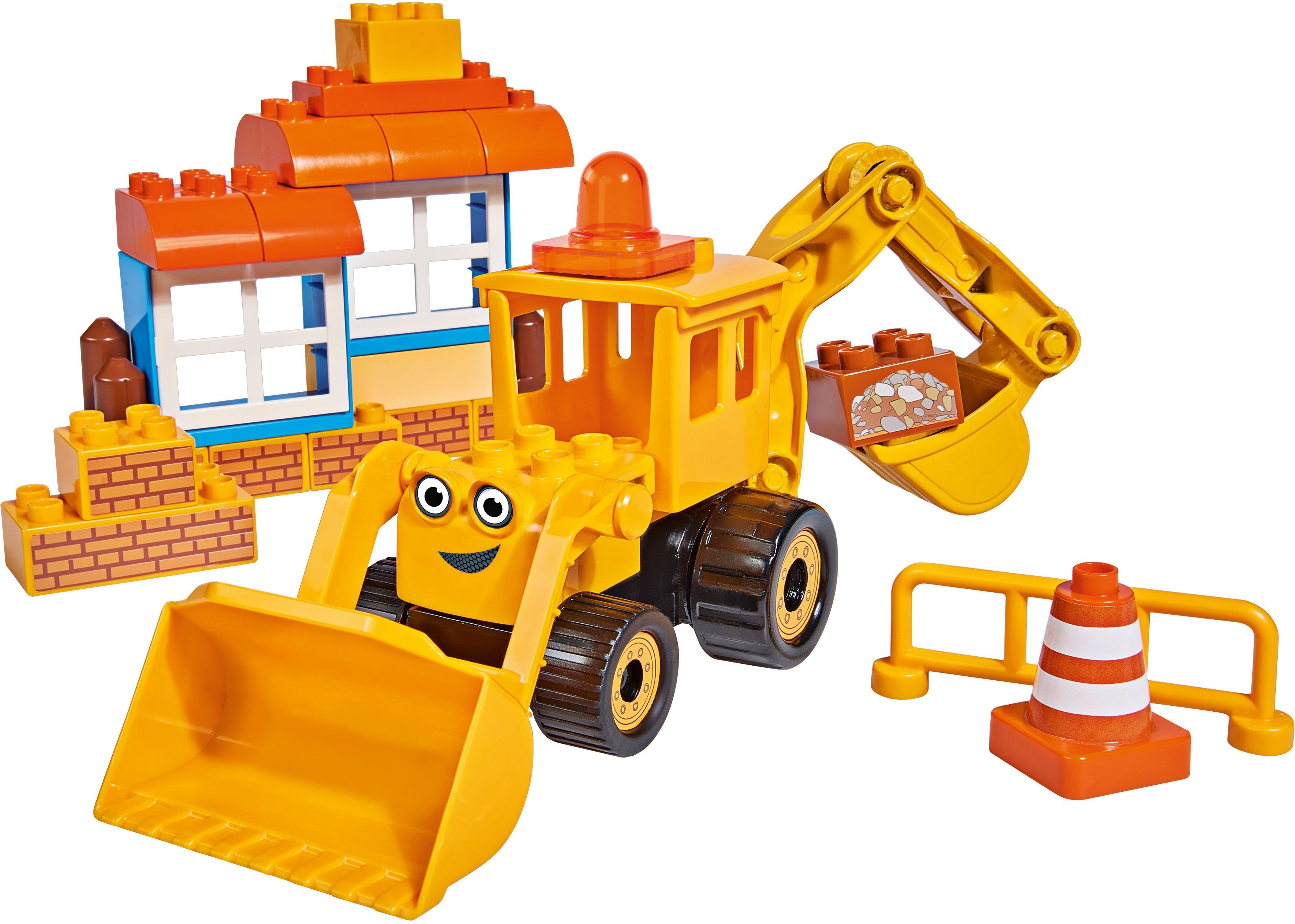 Little Tikes Klocki Bob Budowniczy kreatywne Koparka 40 elem Big 57123