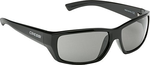 Cressi włoski-okulary przeciwsłoneczne-wysokiej jakości różne modele/kolory Polarized/Anti-Glare z 100% ochronę przed promieniowaniem UV, szary, UNI XDB100141