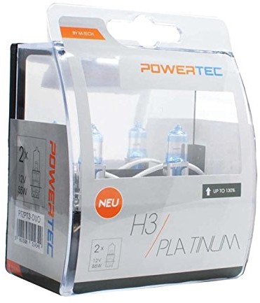 M-Tech Tech ptzpt3 Duo źródeł światła Power Tech Platinum + 130% H3 12 V 55 W PTZPT3-DUO