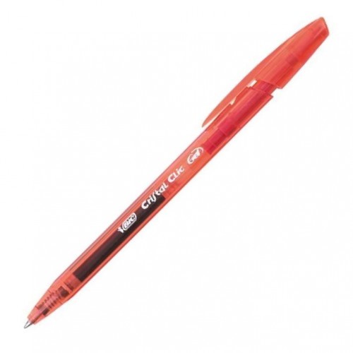 BIC Automatyczny długopis żelowy Cristal Clic 0,7mm czerwony 7419