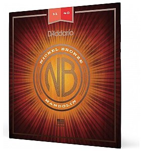 DAddario NBM1140 Nickel Bronze Struny do mandoliny, Medium, 11-40 NBM1140