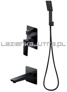 Omnires Parma system wannowy podtynkowy czarny SYSPMW01BL SYSPMW01BL