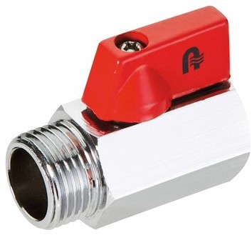 KFA Zawór kulowy mini N-W z dźwignią 1/2
