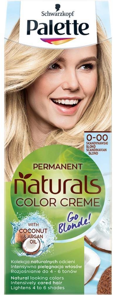 Schwarzkopf Permanent Naturals Color Creme Go Blonde rozjaśniająca farba do włosów 100/ 0-00 Skandynawski Blond 107303-uniw